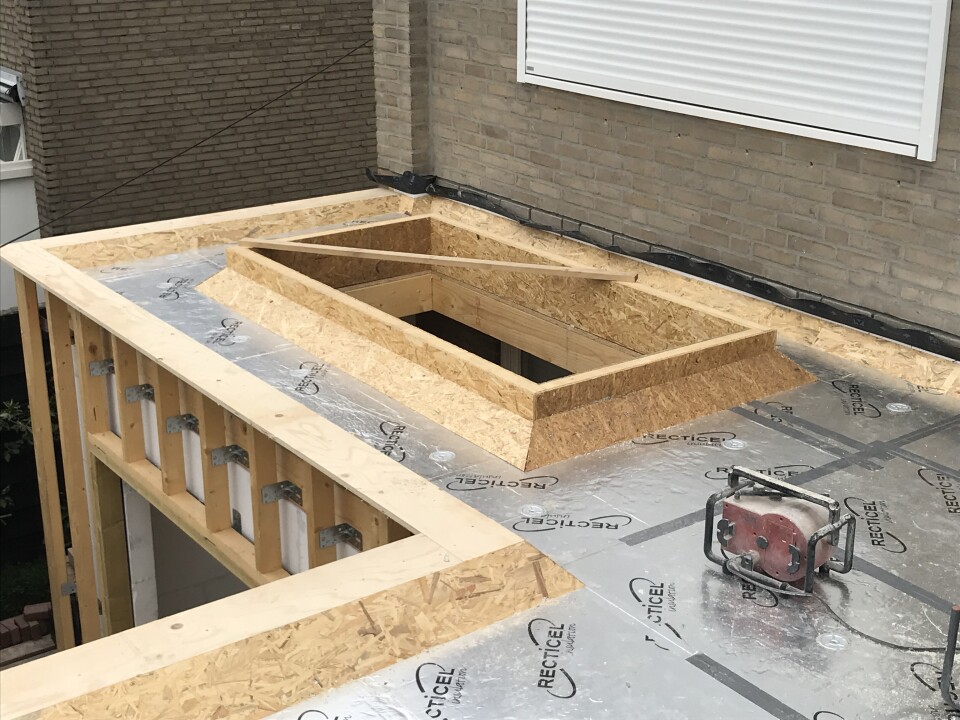 Aanbouw Oud Gastel dak