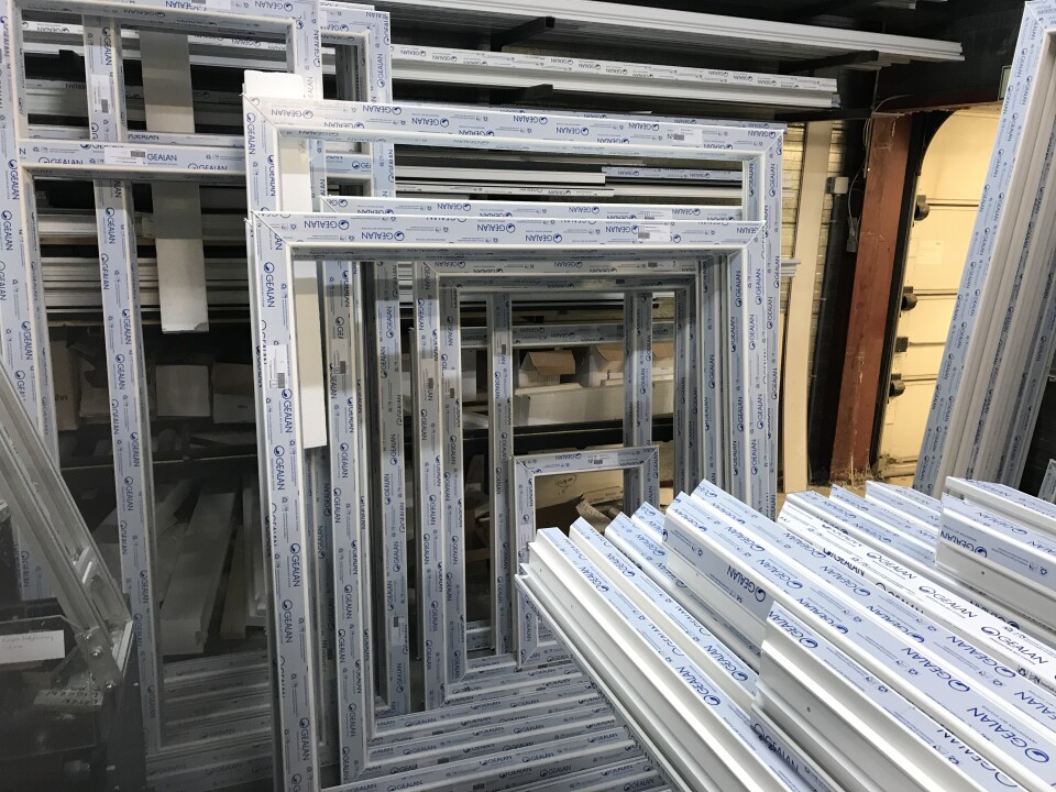 Kunststof kozijnen assemblage