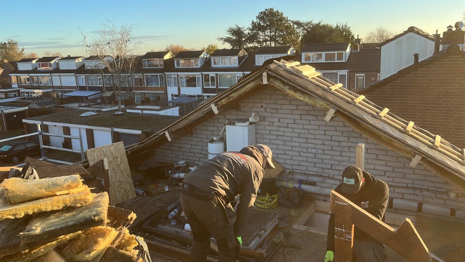 Nokverhoging en dakkapel Heinenoord 3