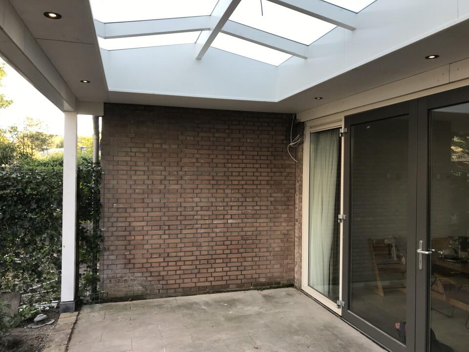 Prefab verandadak met lichtstraat Rotterdam 2