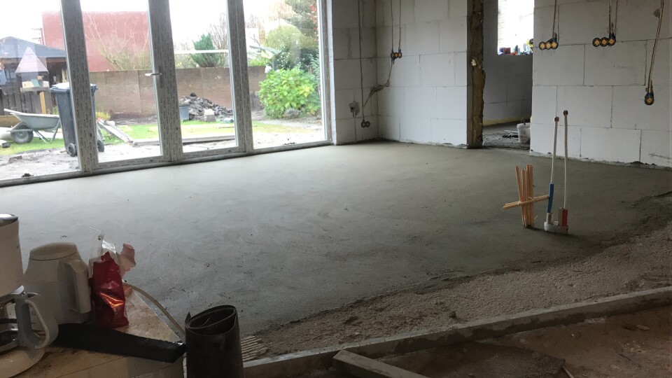 Smeervloer aanbouw Etten Leur